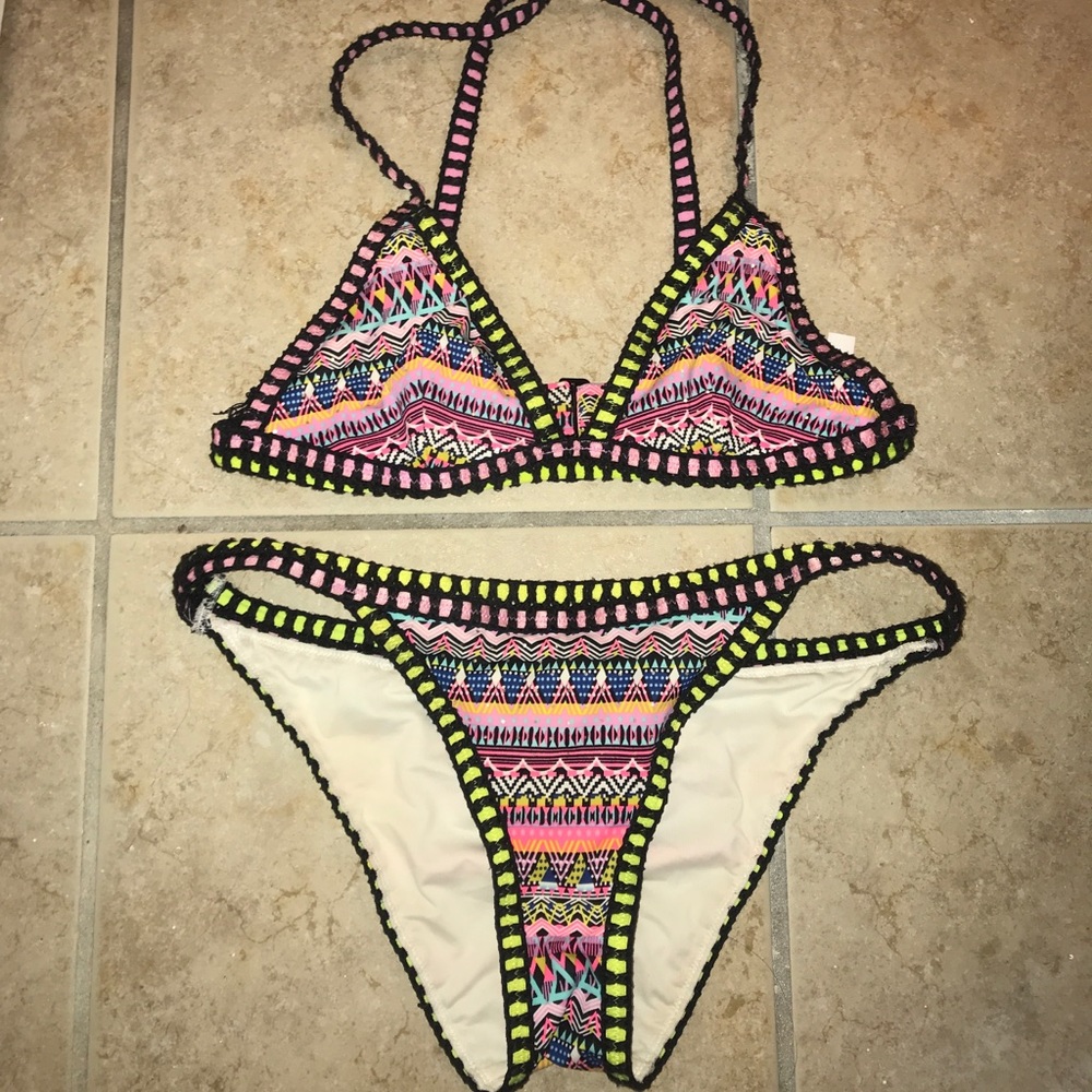 Victoria secret colorful bikini